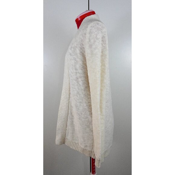 J. Crew Factory Open Cardigan Sweater in Cream - Picture 4 of 8